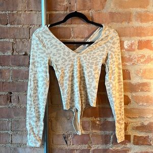 Steve Madden Leopard Bodysuit